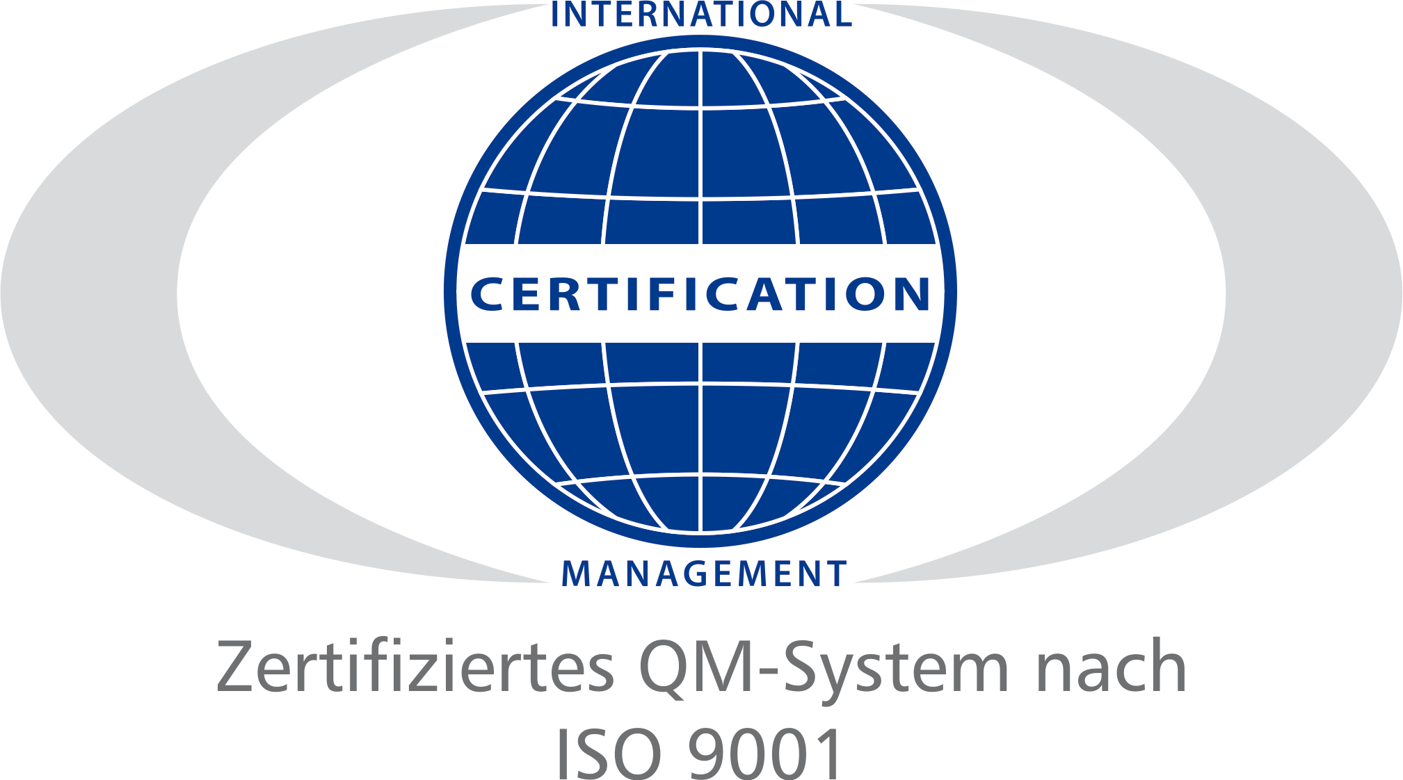 Logo: DIN Auszeichnung ISO 9001 - 